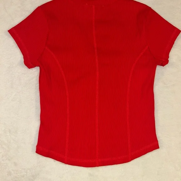 Charlotte Russe 3 Piece Bundle Apparel Tops Red Sz M Gray Sz S,Black Sz S y2k - Picture 8 of 10